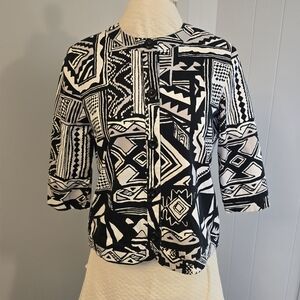 ALFRED DUNNER Cotton Blend Jacket Size 10 Petite